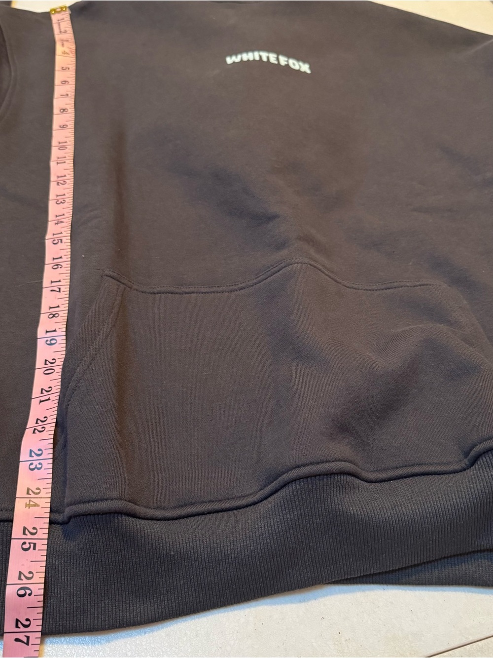 White Fox Boutique 11th Street New York or Nowhere Oversized Hoodie M/L - Picture 8 of 8